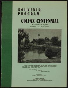 Colfax centennial : souvenir program, August 28-29-30, 1964