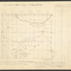 [Public Land Survey System map: Wisconsin Township 16 North, Range 08 East]