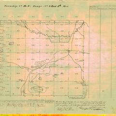 [Public Land Survey System map: Wisconsin Township 16 North, Range 08 East]