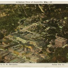 Aerial view of Janesville
