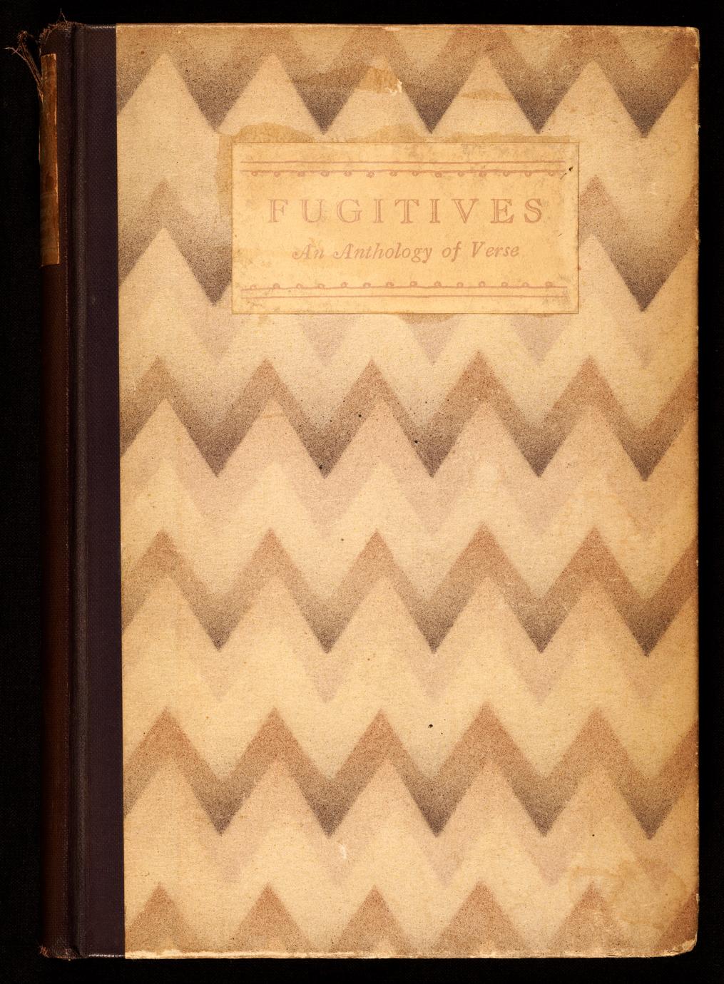 Fugitives : an anthology of verse (1 of 2)