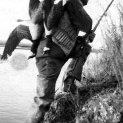 Goose hunting, Rio Grande River, December 1923