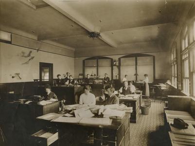American Brass Company main office employees at work