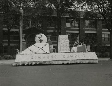 Simmons parade float