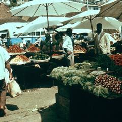 The Vegetable Section in Zoma Market in Tananarive