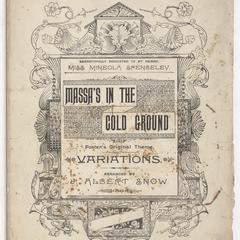 Massa's in the cold ground  : Foster's original theme with variations