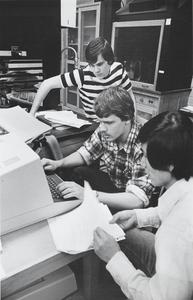 Students at work in computer lab