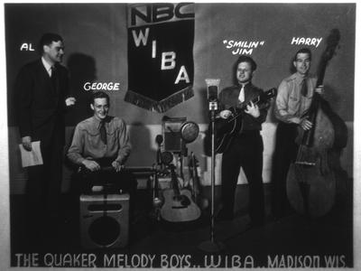 Quaker Melody Boys (George Gilbertsen, "Smilin' JIm" McCloskey, Harry Edwards), with Al Beaumont