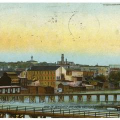 View of Janesville from Railroad Bridge