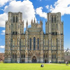 Wells Cathedral exterior west facade