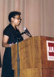 Professor Gloria Ladson-Billings speaks at 2002 MCOR