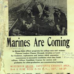 'Marines are coming' poster