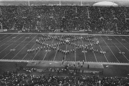 University of Wisconsin-Green Bay Marching Band in formation