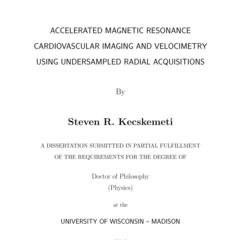 Accelerated Magnetic Resonance Cardiovascular Imaging and Velocimetry Using Undersampled Radial Acquisitions