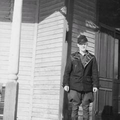 Ernest F. Swift in warden uniform