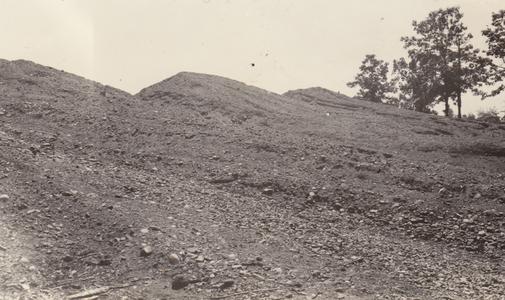 Stock piles at Barron County gravel pit