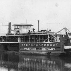 Stern side view of the Patrick J. Hurley tied up