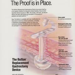 The Button Replacement Gastrostomy Device advertisement
