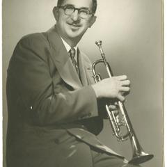 Romy Gosz with trumpet