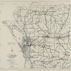 Highway map, La Crosse County