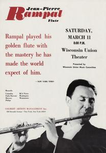 Jean Pierre Rampal concert poster