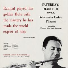 Jean Pierre Rampal concert poster