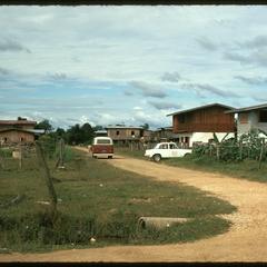 Tai Dam village : houses (Lao) near village