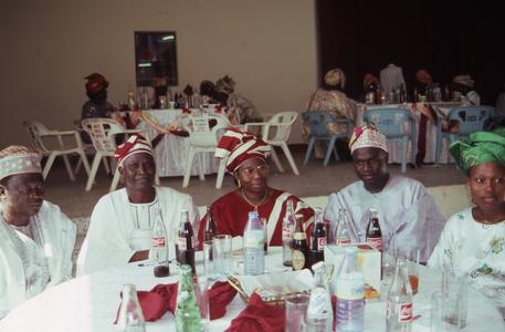 Dr. Adigun, wife, and friends