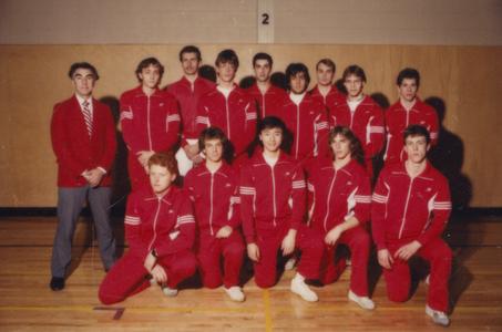 1986 Fencing team photo