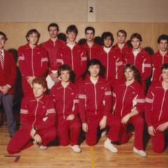1986 Fencing team photo