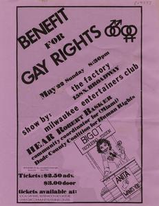 Benefit poster - gay rights