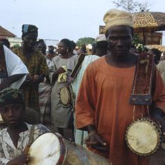 Drummers at the evening market