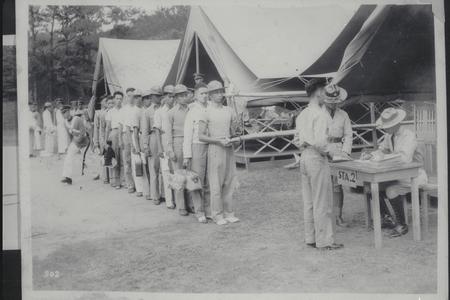Arrival of new cadets of Class '42, Baguio