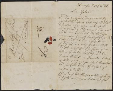 [Letter from Paul (Schwarzenfeld?) to Jakob Sternberger, February 23, 1850]