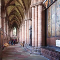Carlisle Cathedral interior north choir aisle