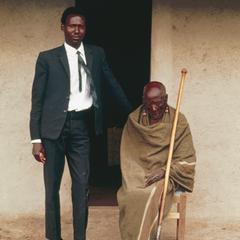 Kipsigis Student from University of Nairobi with His Grandfather