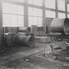 Corrugated furnaces with firebox