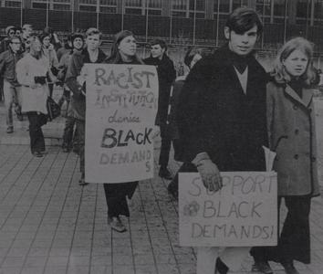 Black Student Strike supporters