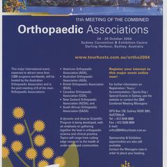 11th Meeting of te Combined Orthopaedic Associations advertisement