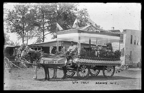 4th of July parade. Adams Wis.