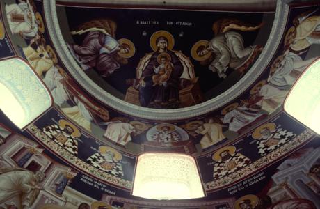Apse at the new catholicon of Xenophontos