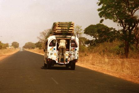 A Bush Taxi on Banjul-Basse Highway