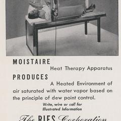 Moistaire Heat Therapy Apparatus advertisement