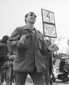 Protest march against Kent State riot/shootings and the Vietnam War