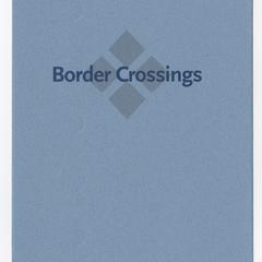 Border crossings : poems