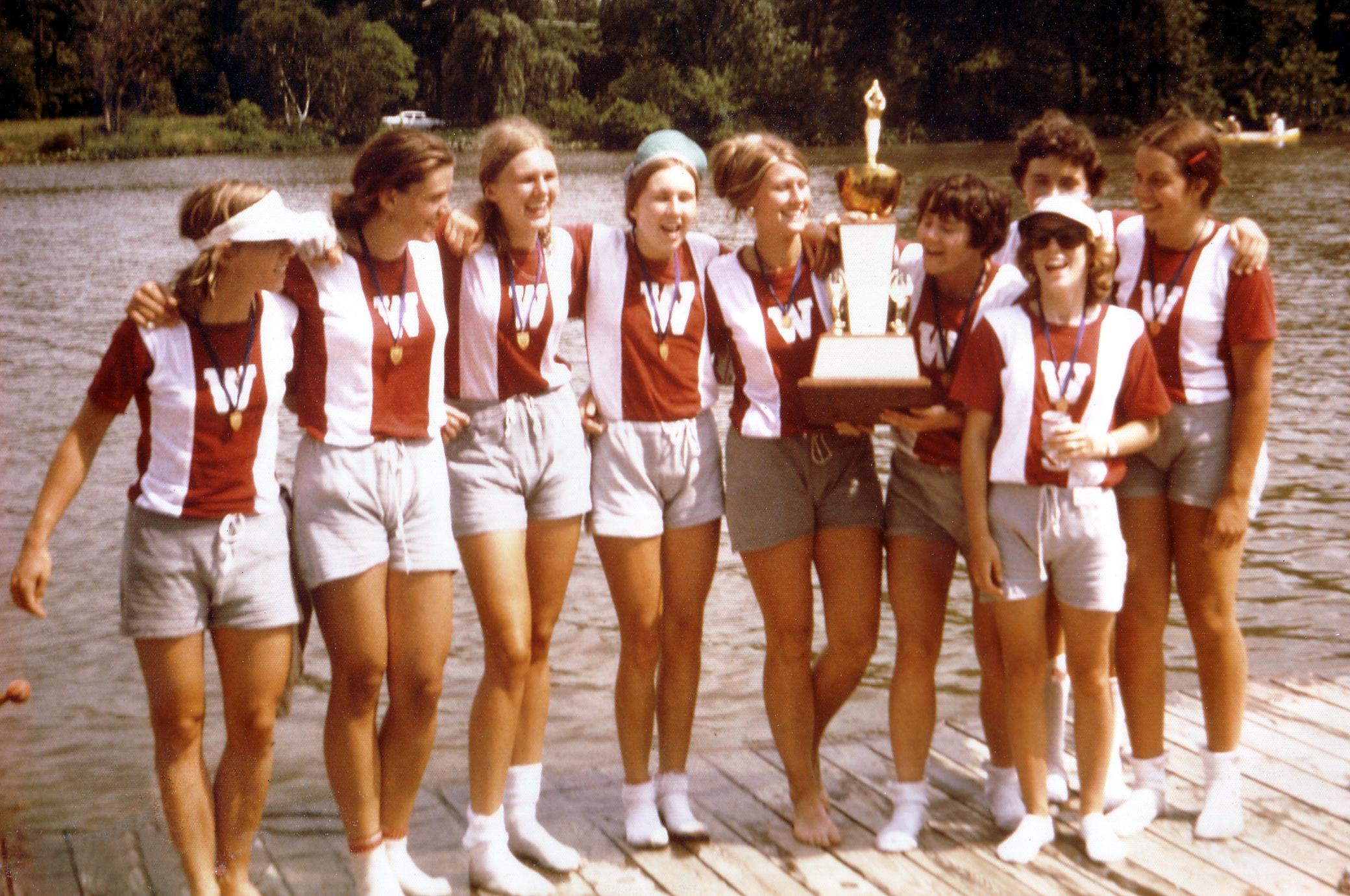‎1975 women's rowing UWDC UWMadison Libraries