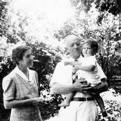 Estella, Aldo, and grandson Bruce Leopold