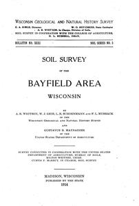 Soil survey of the Bayfield area, Wisconsin