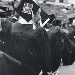 Handicapped graduate