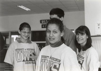 UWS students in t-shirts